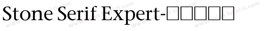 Stone Serif Expert字体转换